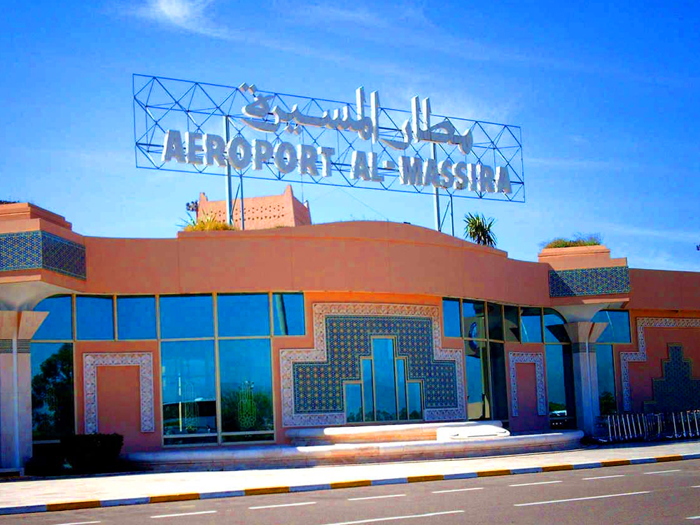 Aéroport et ville d'Agadir